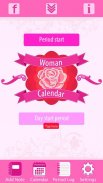 Periodo de Mujeres Calendario screenshot 0