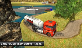 Öltanker Transporter 2018 Brennstoff LKW Fahr Sim screenshot 16