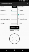 Circle Calculator screenshot 1