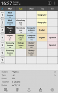 Timetable - planner for school screenshot 1