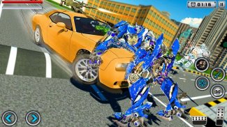 Tiger Robot Car Games : Robot Transforming Games screenshot 0