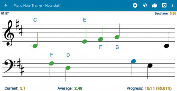 Read notes MIDI/USB support - Piano Note Trainer screenshot 5