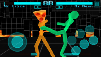 Pertarungan stickman: prajurit neon screenshot 4