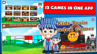 Enfants train Grade 1 Jeux screenshot 2