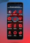 Apolo Red - Theme Icon pack Wallpaper screenshot 2