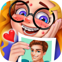 Nerdy Girl 2! High School Life & Love Story Games Icon