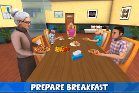 할머니 시뮬레이터 : 할머니 생활 가족 모험 screenshot 1