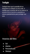 Twilight: Filtro de luz azul screenshot 9