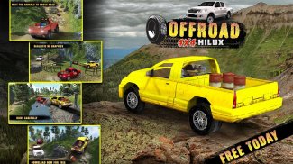 Offroad Hilux Up Hill Climb Truck Simulator 2017 screenshot 6