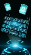 Neon Technology Keyboard Theme screenshot 1