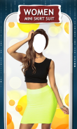 Women Mini Skirt Suit New screenshot 2