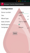 Basque Country blood donors screenshot 4