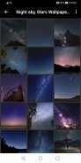 Night sky, Stars Wallpapers screenshot 1