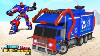 City Garbage Truck : Jet Robot Games screenshot 1
