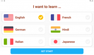 Học tiếng Anh, Hàn, Trung, Nhật, Pháp ... - Awabe screenshot 12