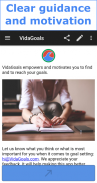 VidaGoals – Goal Setting screenshot 0