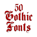 Fonts for FlipFont 50 Gothic Icon