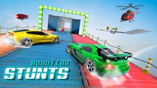 Mega Ramp Robot Car Stunts  : New Games 2020 screenshot 4