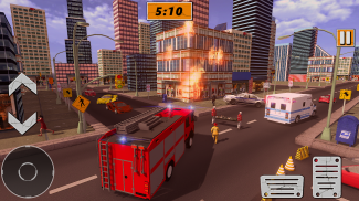 American FireFighter Hero: Fire Truck Simulator screenshot 12