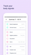 Ovy - NFP Zykluskalender, Menstruation, Periode screenshot 2
