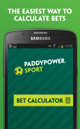 Paddy Power's Bet Calculator screenshot 1