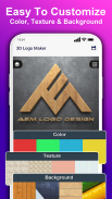 3D Logo Maker: Creador de Logo screenshot 5