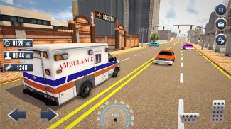 Stickman Resgatar Ambulância Dirigir screenshot 3