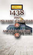 Islamic calendar 2017 and Mosque Finder screenshot 1