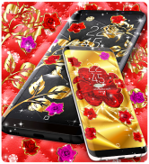 Gold rose live wallpaper screenshot 6