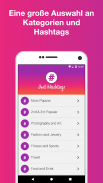 Inst Hashtags - Besten & heißesten Hashtags - Tags screenshot 0