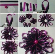 Ribbon Flower Tutorial screenshot 2