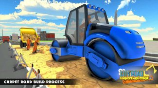 Mega City Road Construction Machine Operator Game screenshot 0