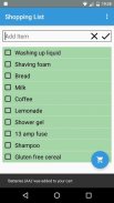 Shopping List - Simple list screenshot 0