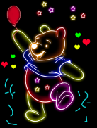 Neon Doodle Art Paint Kinder screenshot 2