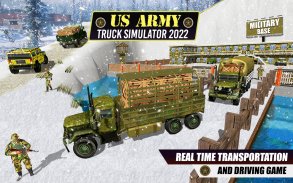 US Army Military Truck Driving screenshot 0
