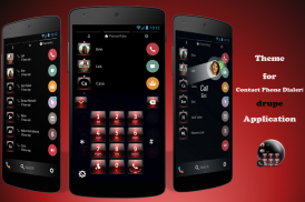 Dusk Red Dialer Theme screenshot 0