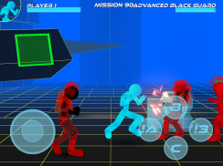 Stickman Neon Street Fighting screenshot 2