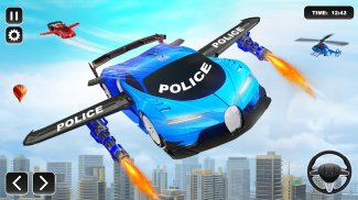 Flying Cars: Police Car Games screenshot 0