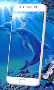 Dolphin Live Wallpaper 3D: HD Background 2018 screenshot 1