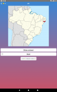 Brazil: States & Provinces Map Quiz Game screenshot 5