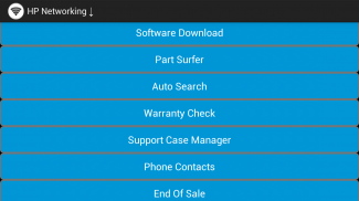 HP Networking screenshot 1