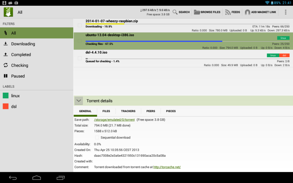 tTorrent Pro Free Download Android App