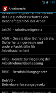 Arbeitsrecht - Arbeitsgesetze screenshot 0