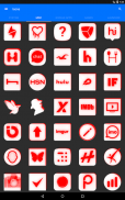 Inverted White and Red Icon Pack Free screenshot 16