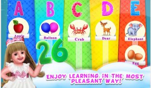 Baby Aadhya's Alphabets World screenshot 1