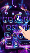 Neon Butterflies Keyboard screenshot 7