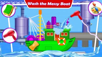 Ship Wash & Fix it: Workshop Mechanic Game screenshot 2