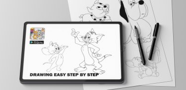 Draw Tom Cat and Jerry Mouse screenshot 6