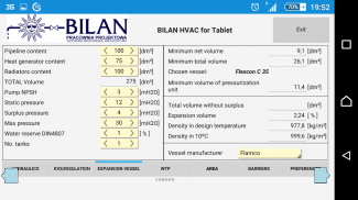 Bilan HVAC Simple for Tablet screenshot 6