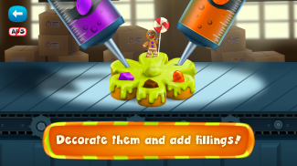 Fixies kids games 兒童遊戲 烹饪游戏: 蛋糕 糖果工厂, 烹饪冒险, 烹饪发烧友 screenshot 7